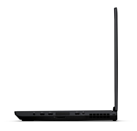Lenovo ThinkPad P71 17.3" i7-7820HQ, 16 GB, 512 GB SSD, NVIDIA Quadro P3000, Win 10 Pro - b&auml;rbar dator, Svart
