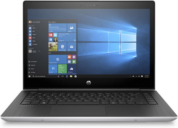 HP 14" ProBook 440, 128GB, Win 10 Pro - kannettava, hopea (ML)
