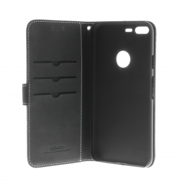 Insmat Flip Case, Google Pixel XL - Wallet Case, Black