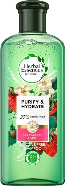 Herbal Essences Strawberry &amp; Mint Purify and Hydrate 250ml - shampoo