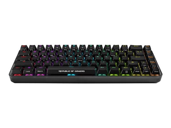 (Fyndh&ouml;rnan) Asus ROG Falchion 65%, Cherry MX Red - tr&aring;dl&ouml;s speltangentbord
