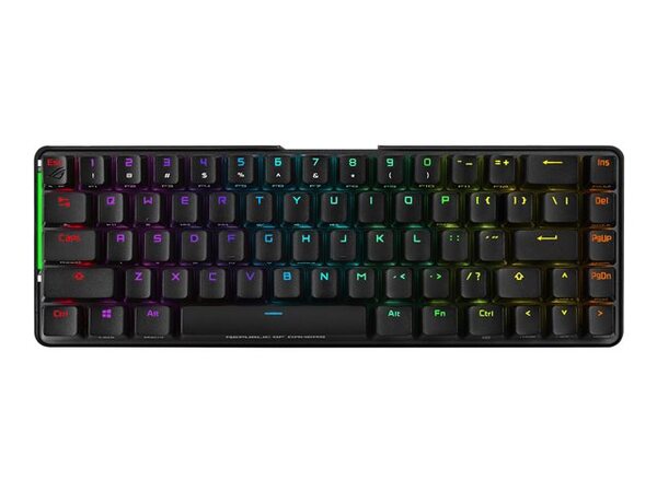(Fyndh&ouml;rnan) Asus ROG Falchion 65%, Cherry MX Red - tr&aring;dl&ouml;s speltangentbord