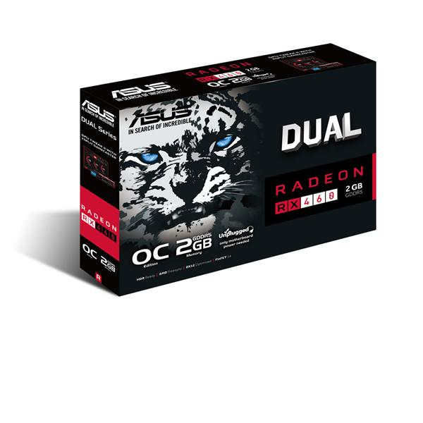 Asus Radeon RX 460 Dual 2GB - Graphics card