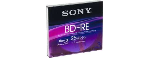 SONY BLU-RAY 25GB BD-RE REWRITABLE 1PACK