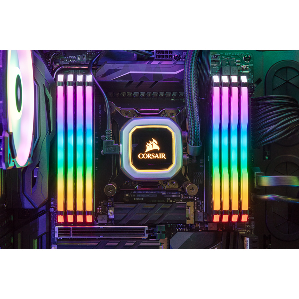Corsair 64 GB (8 x 8 GB) Vengeance RGB PRO, DDR4 2933 MHz - minne, svart