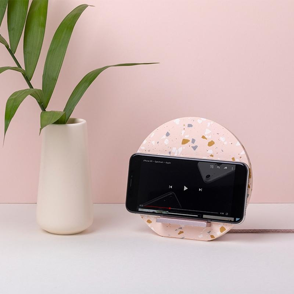 Native Union - DOCK WIRELESS TERRAZZO - ROSE