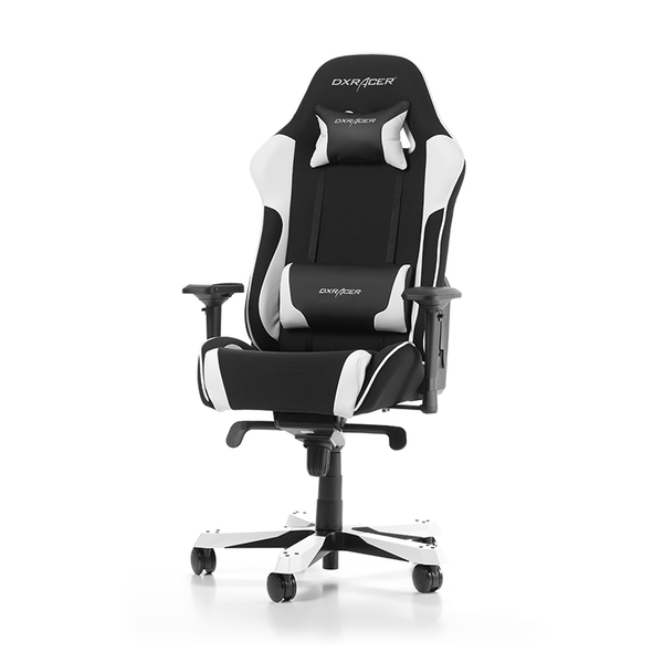 DXRacer King - Pelituoli - Valkoinen Musta