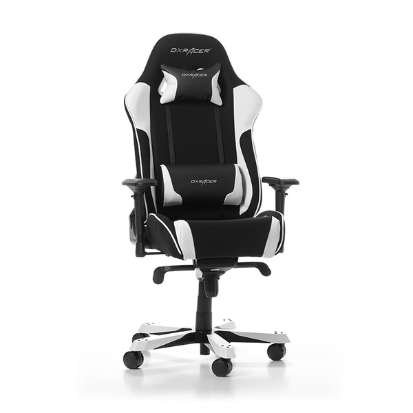 DXRacer King - Pelituoli - Valkoinen Musta