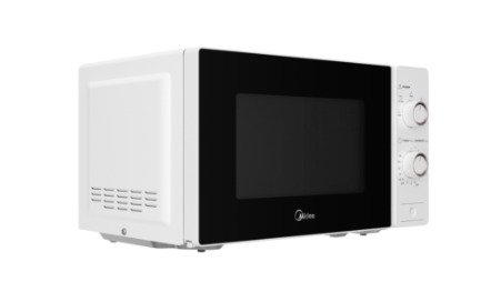 Midea MM720C2AT-W Freestanding Microwave Oven, 20 L, 700 W, White