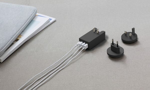 Native Union Smart Charger International 4 USB - Slate