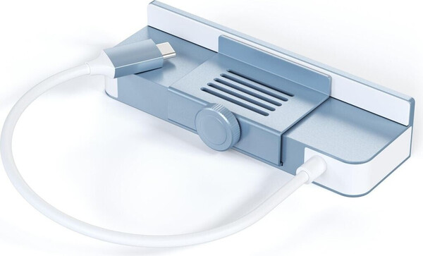 Satechi USB-C Clamp Hub for 24" iMac -adapteri, Sininen