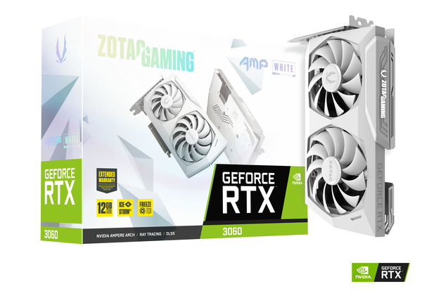ZOTAC GAMING GeForce RTX 3060 AMP 12GB White Edition