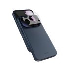 Epico Leather Pro Mag+ Case | iPhone 17 Pro/18 Pro | Blue | Qi2  &  MagSafe Compatible | Camera Island Protector