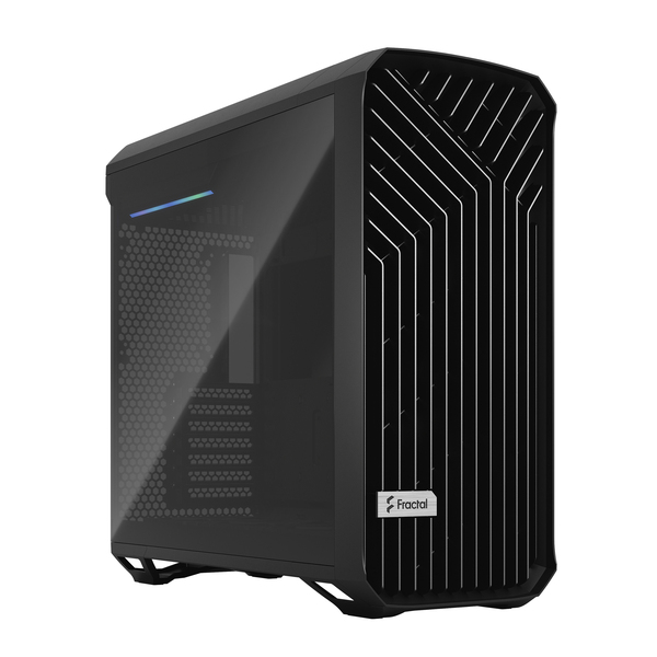 Fractal Design Torrent RGB - Mid Tower case with window, White / Clear Tint