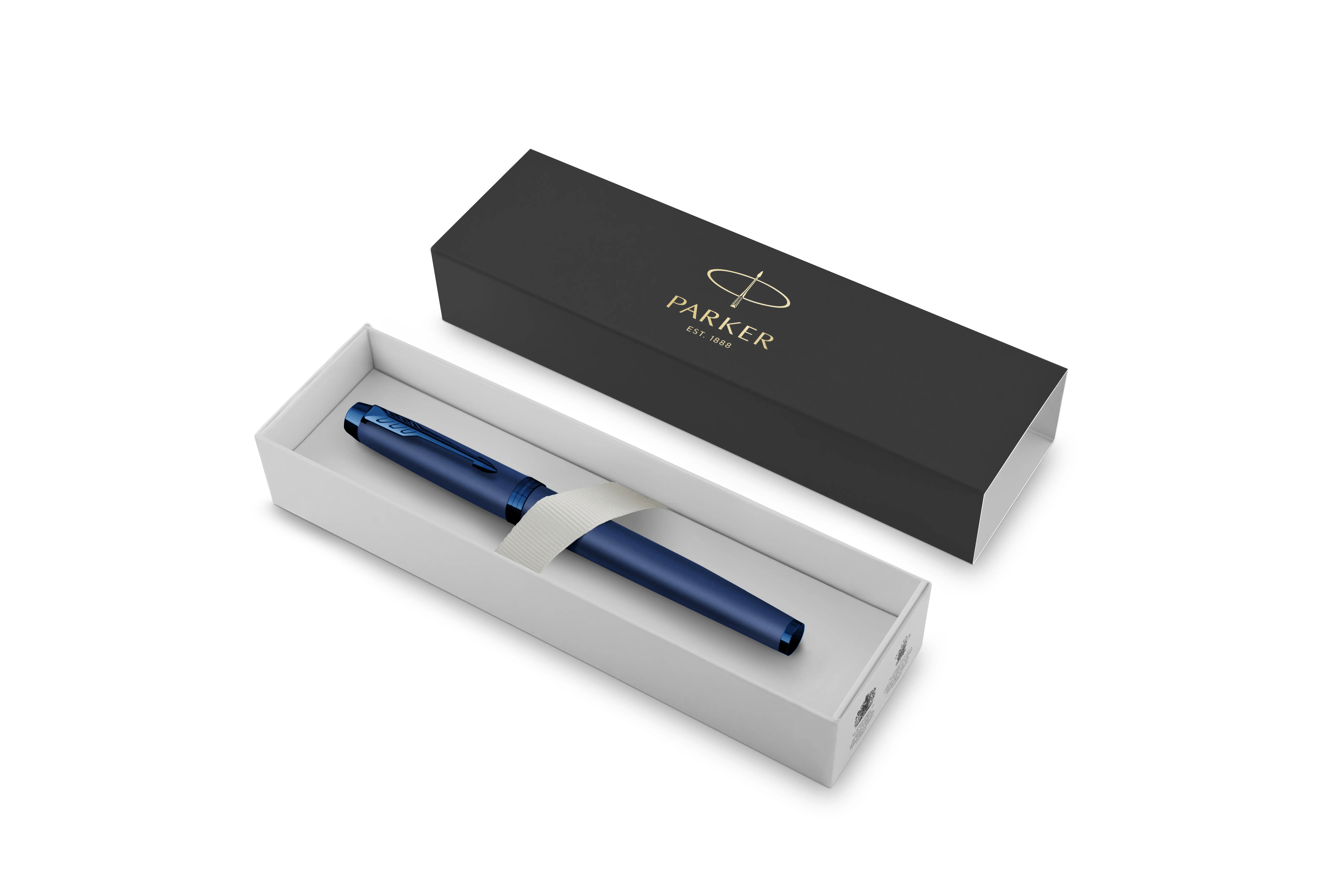 Parker IM Monochrome Blue Fountain pen F Blue ink