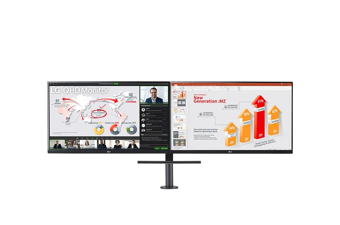 LG 27" 27QP88D-B2 QHD, IPS - sk&auml;rm