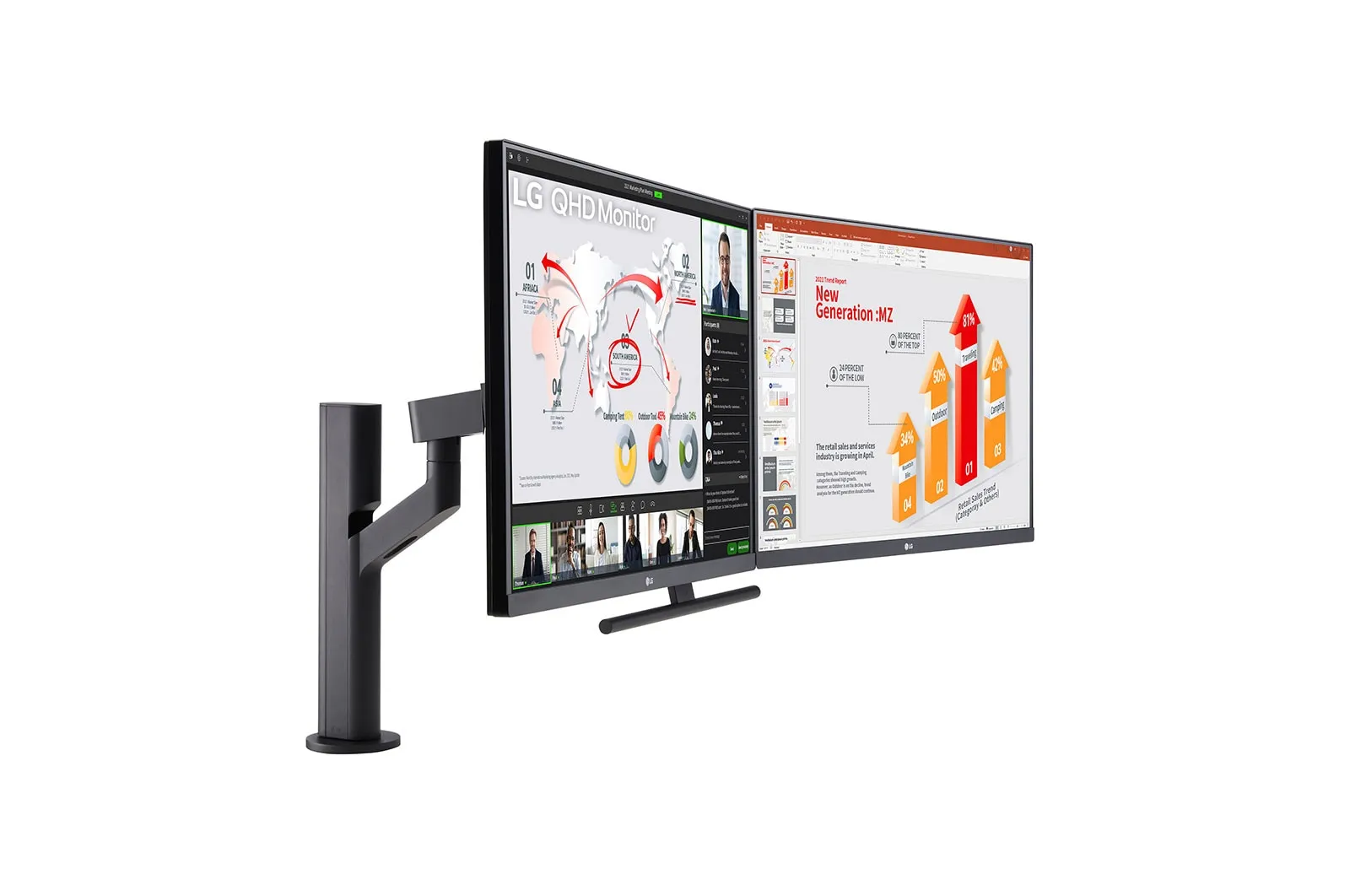 LG 27" 27QP88D-B2 QHD, IPS - sk&auml;rm