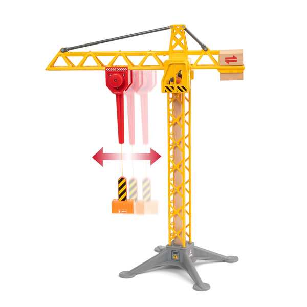 Brio large construction crane with light 33835, 5pcs