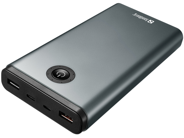 Sandberg Powerbank USB-C PD 65W, Black