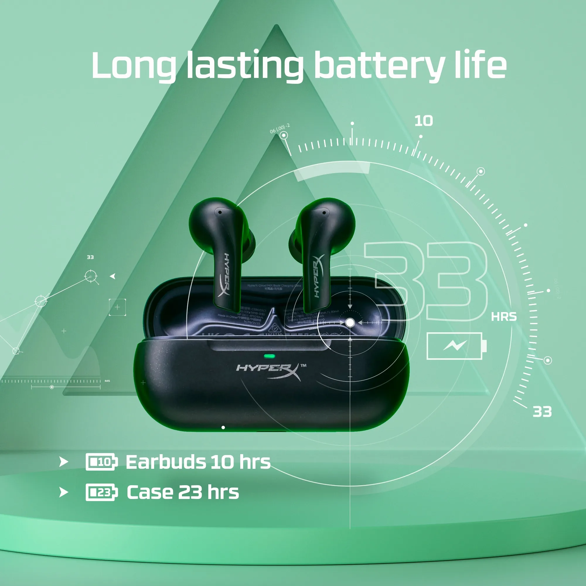 HyperX Cloud MIX Buds Bluetooth - wireless earbuds, black