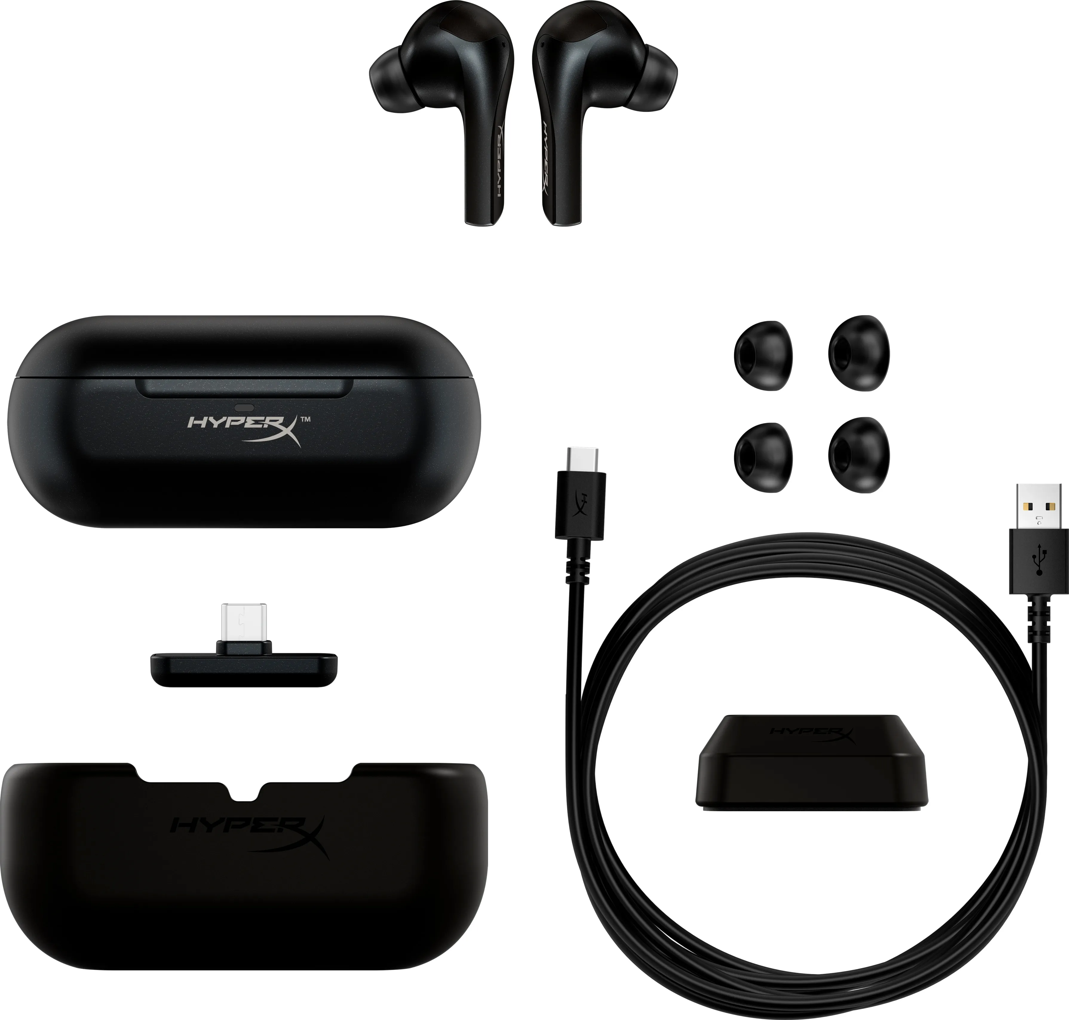 HyperX Cloud MIX Buds Bluetooth - wireless earbuds, black