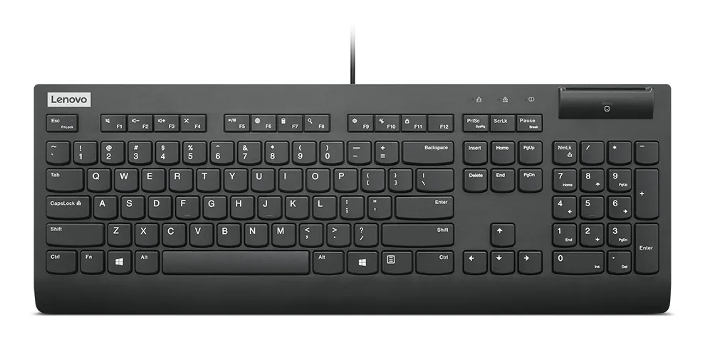 Lenovo Smartcard Wired Keyboard II Keyboard, Black