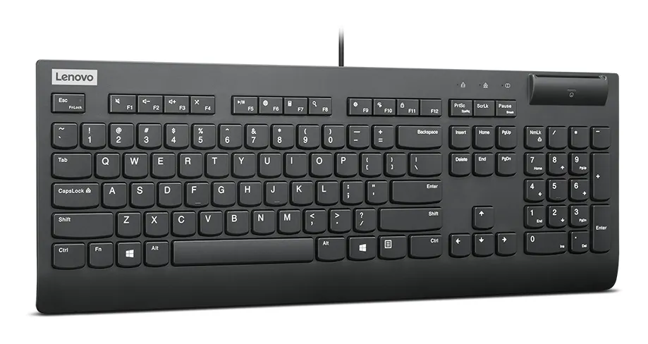 Lenovo Smartcard Wired Keyboard II Keyboard, Black