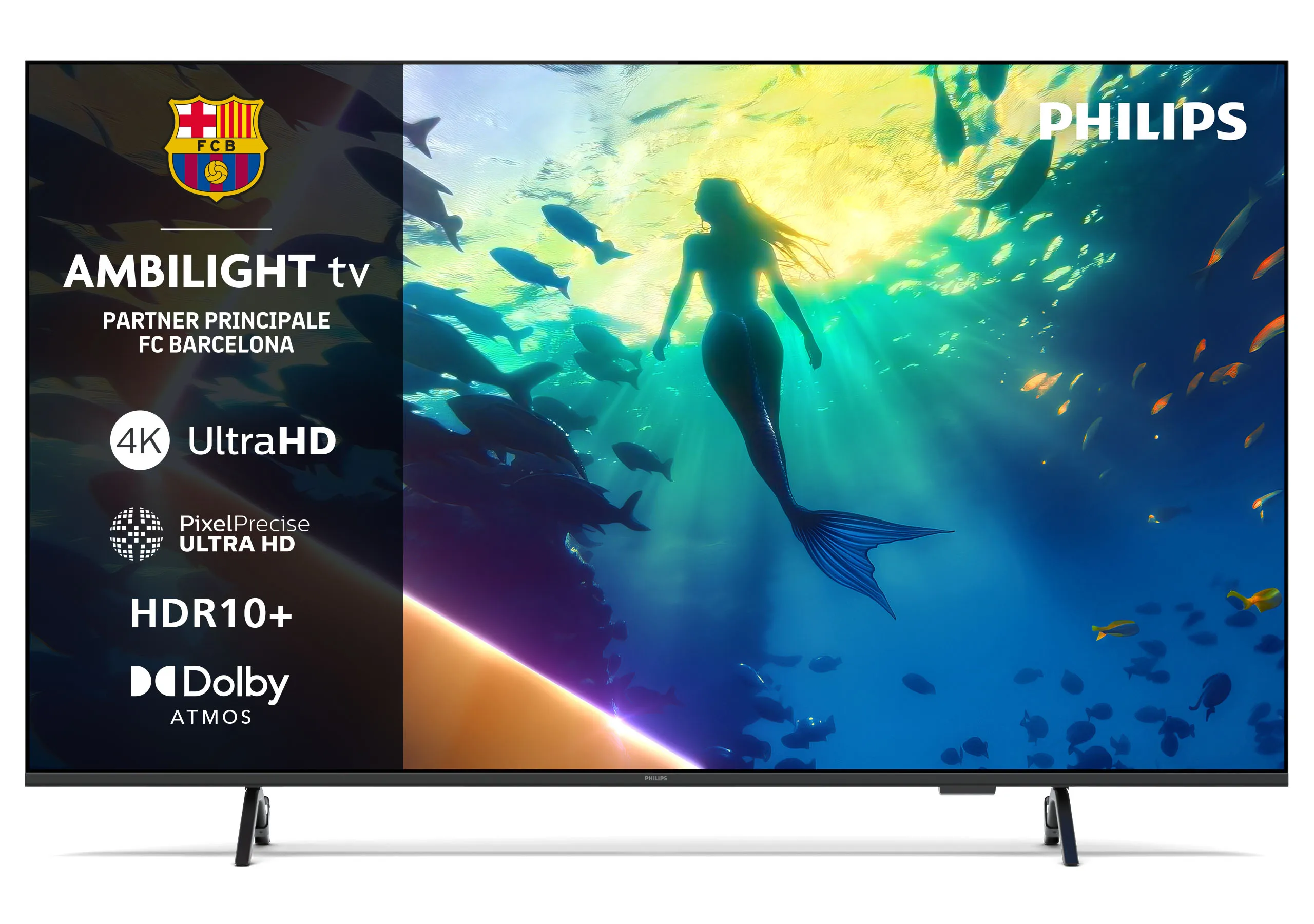 Philips PUS8010 50" 4K LED Titan OS TV, 60 Hz, HDR10+