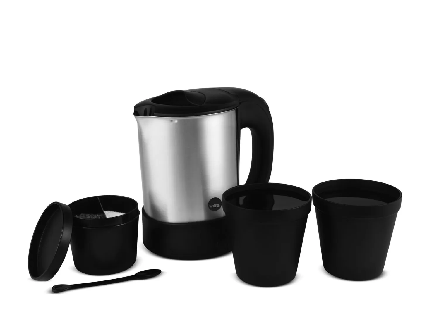 Wilfa TK-1000 - travel kettle, 0.5l, Stainless Steel and Black