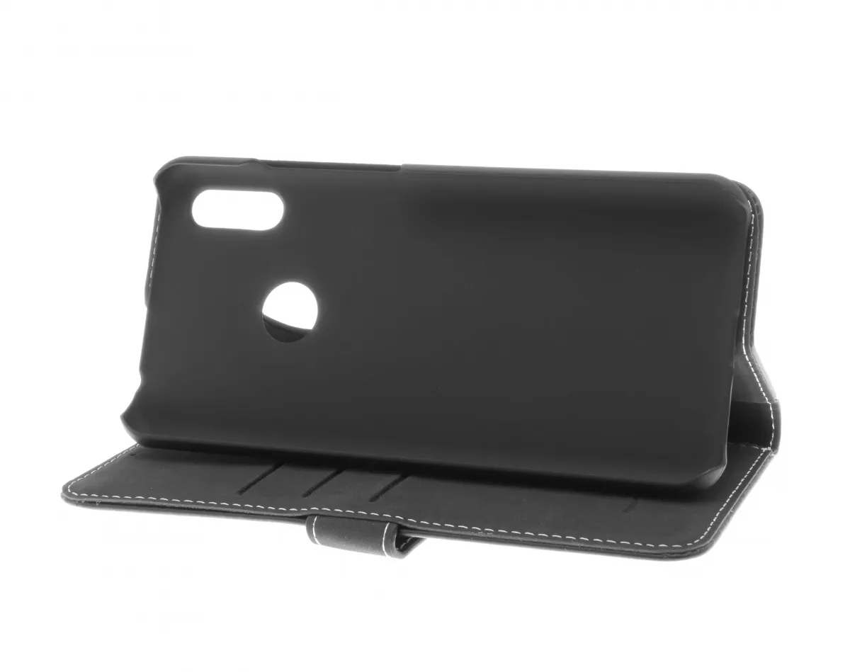 Insmat Flip Case, Honor 8A - Wallet Case, Black