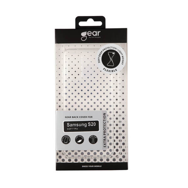 GEAR TPU, Galaxy S20 - fodral, Transparent
