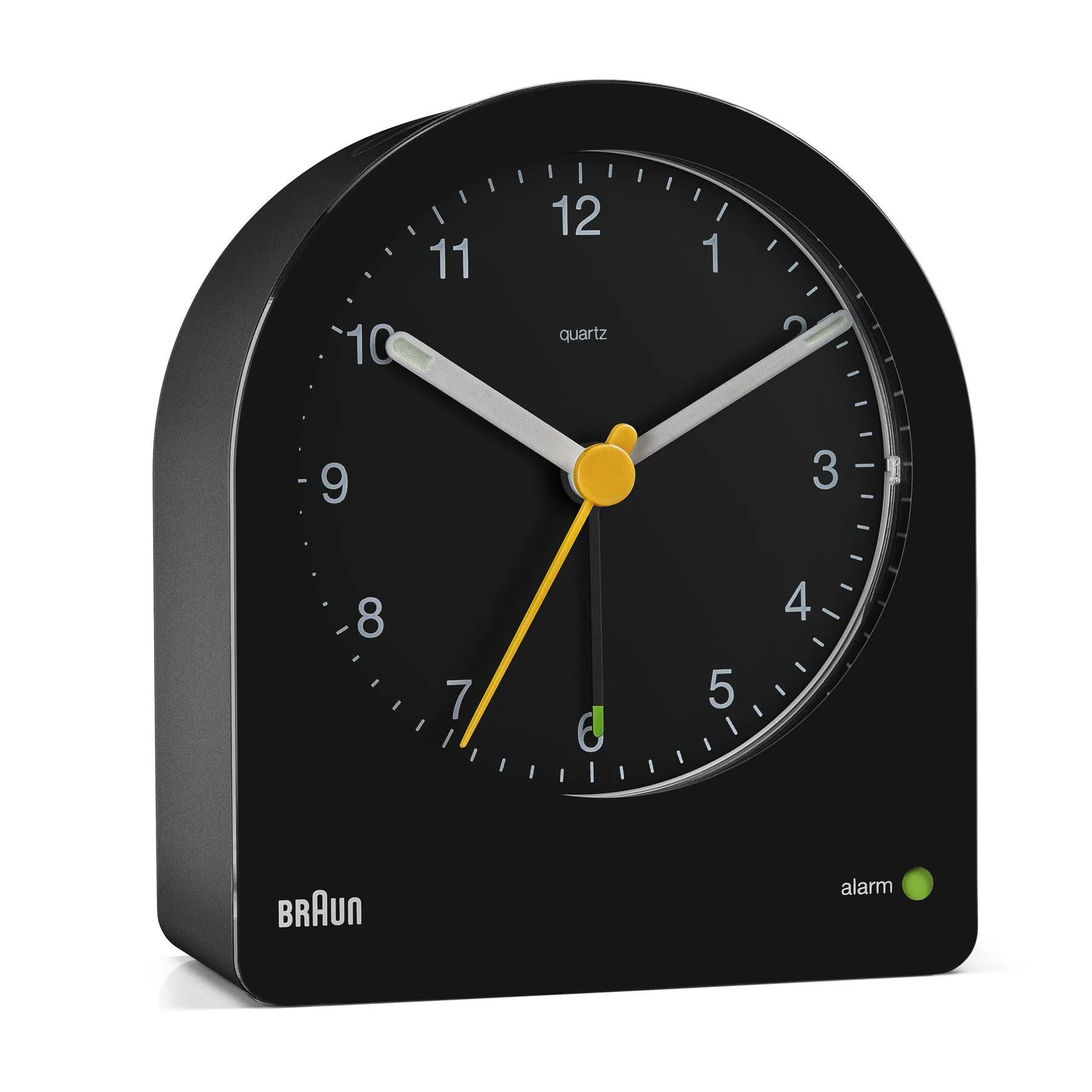 Braun BC22 BK - quartz alarm clock, black