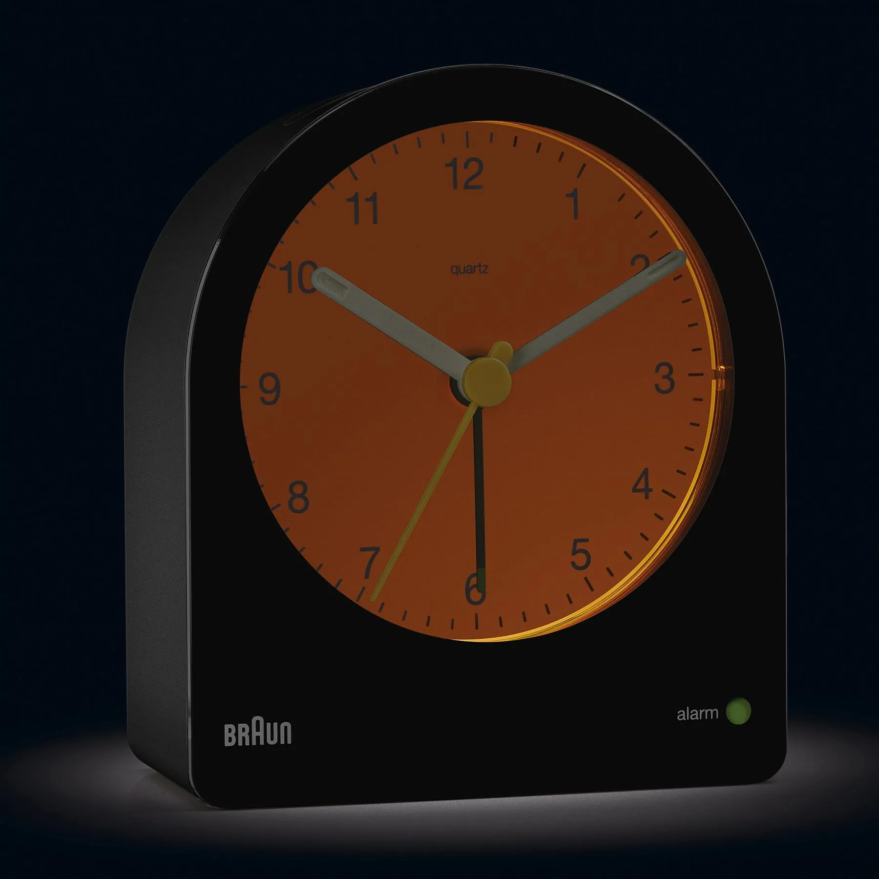 Braun BC22 BK - quartz alarm clock, black