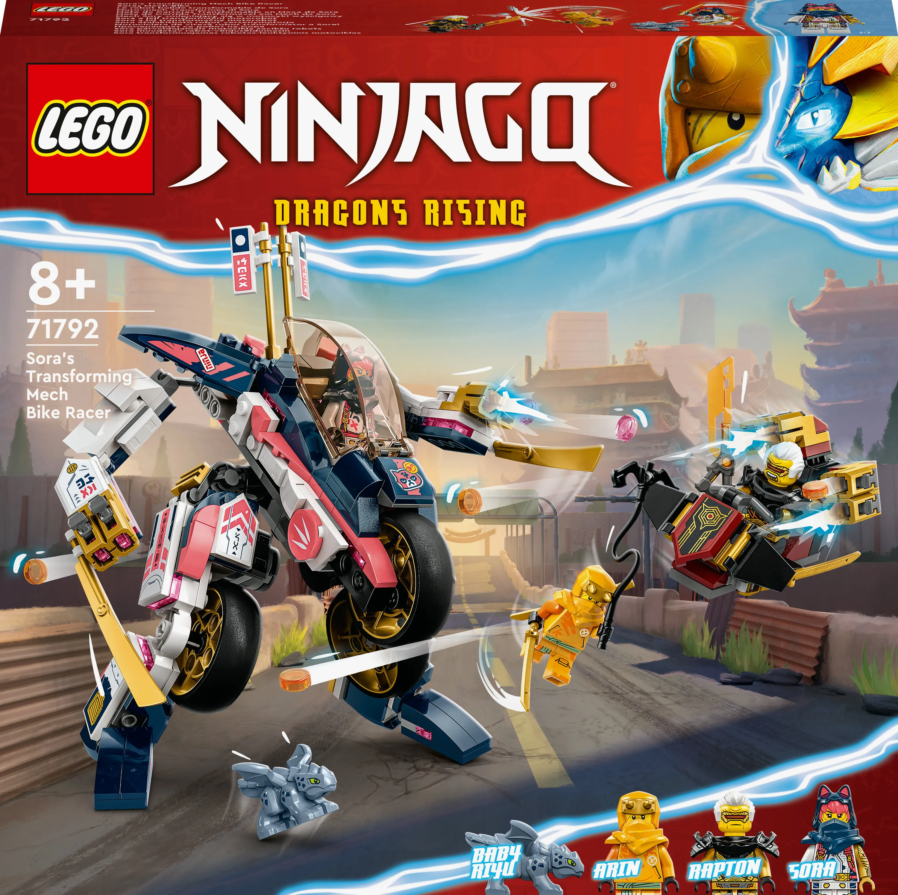 Lego Ninjago Sora's Mech Bike 71792
