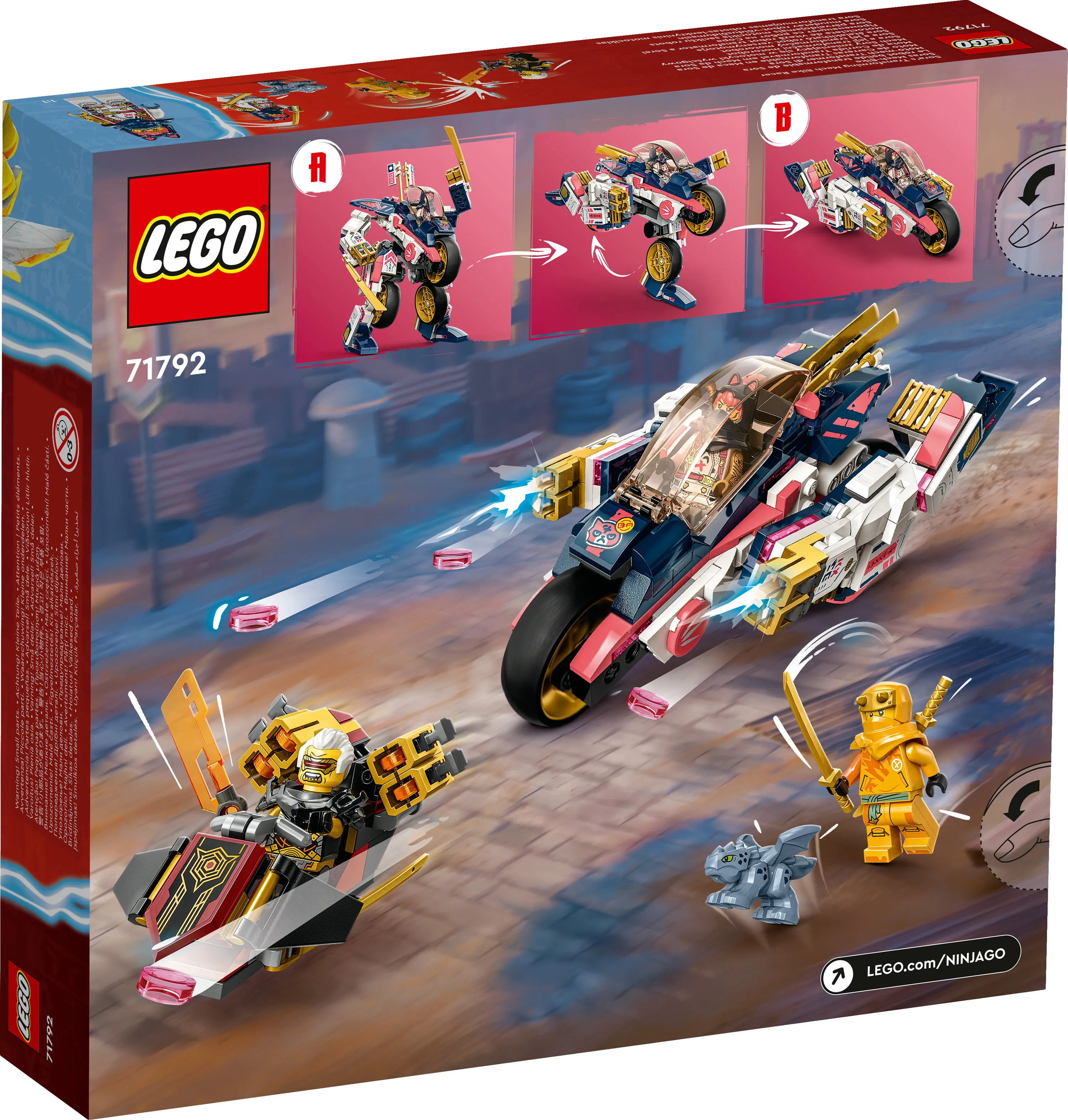 Lego Ninjago Sora's Mech Bike 71792