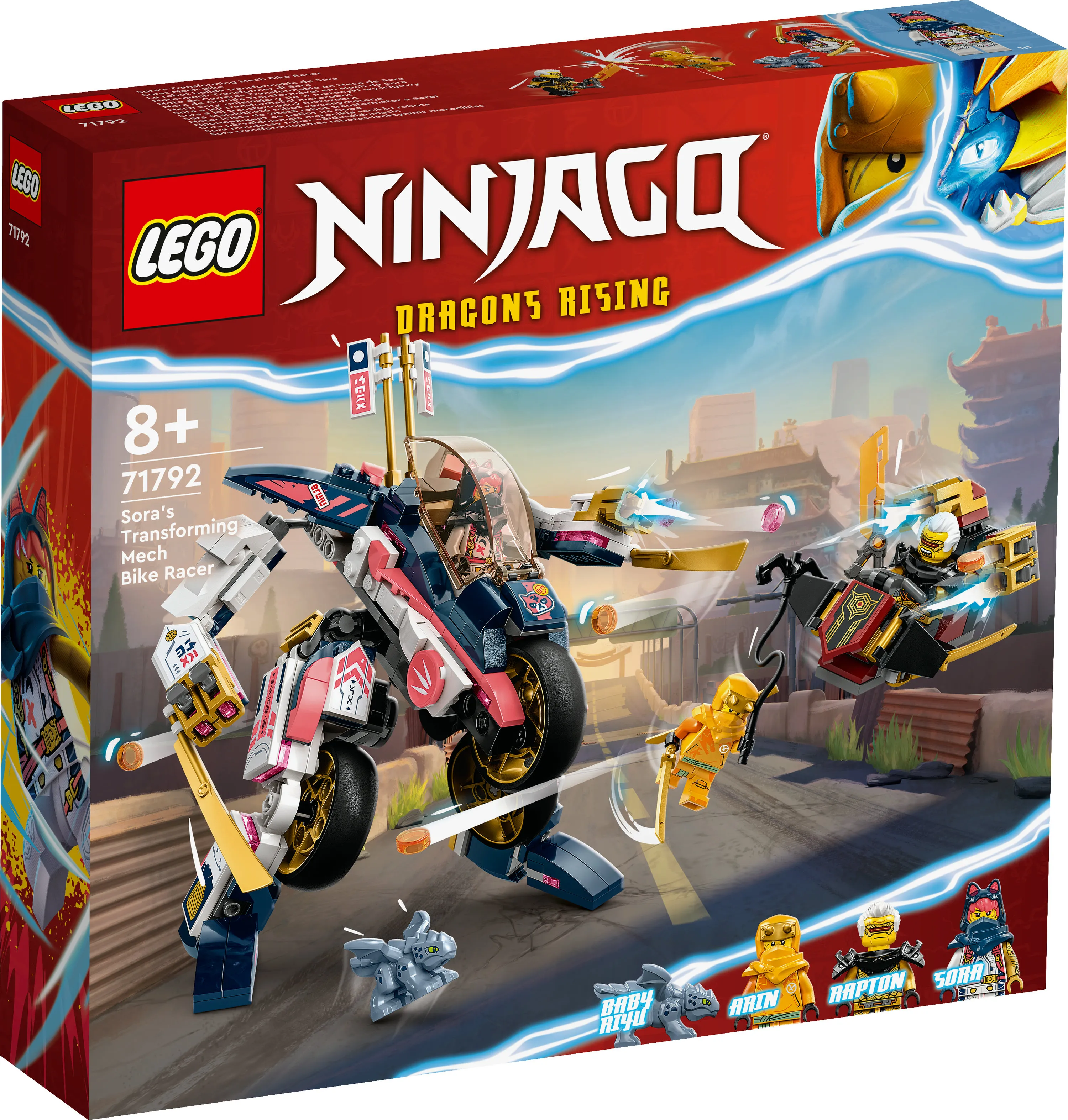 Lego Ninjago Sora's Mech Bike 71792