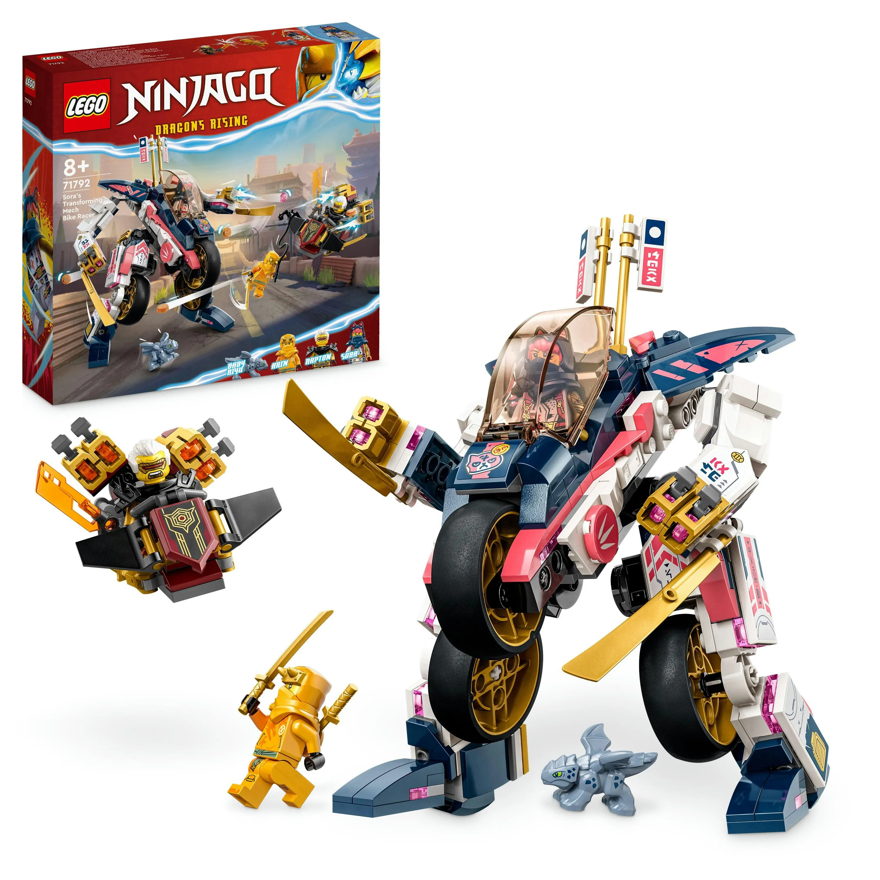 Lego Ninjago Sora's Mech Bike 71792