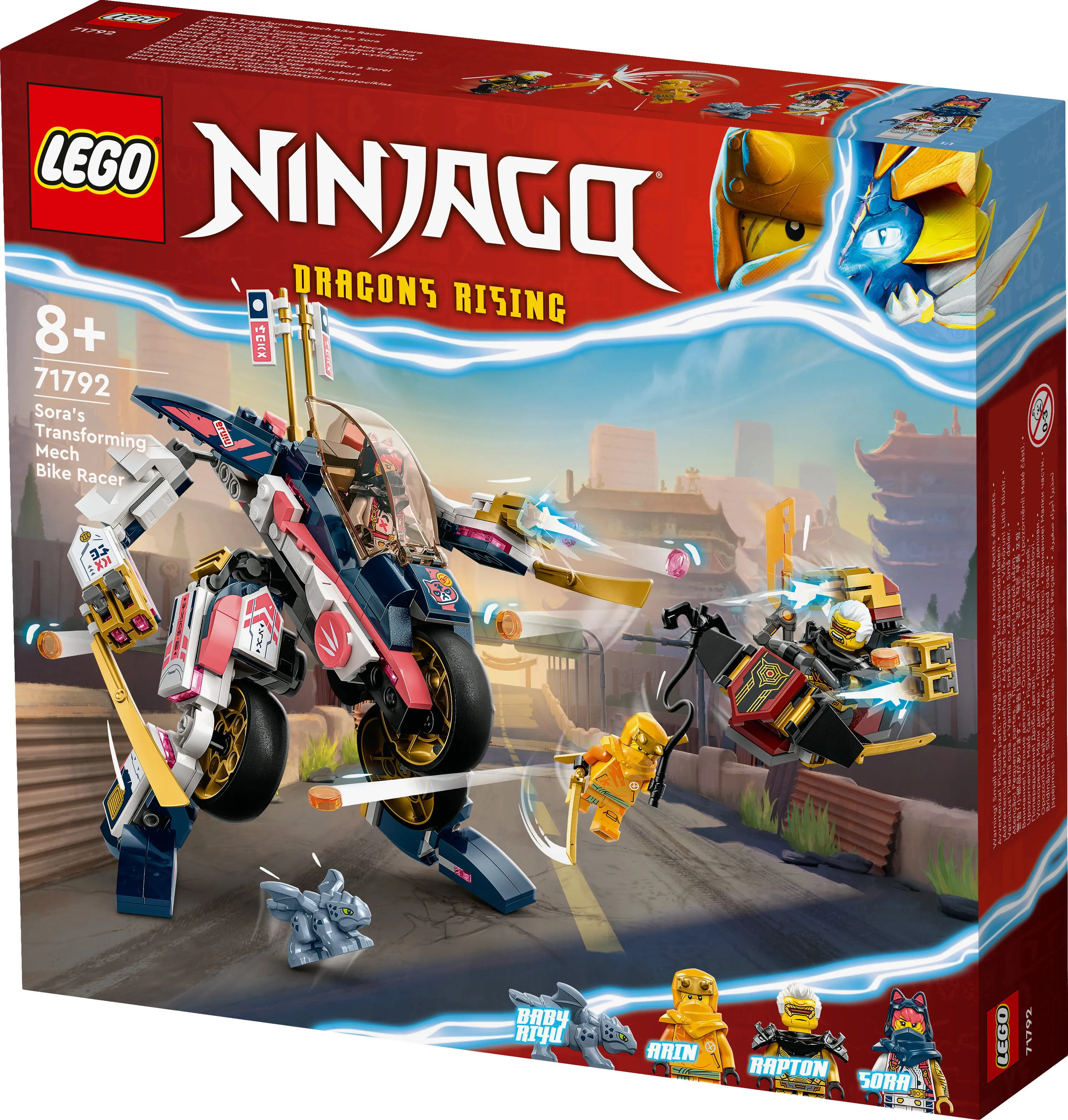 Lego Ninjago Sora's Mech Bike 71792