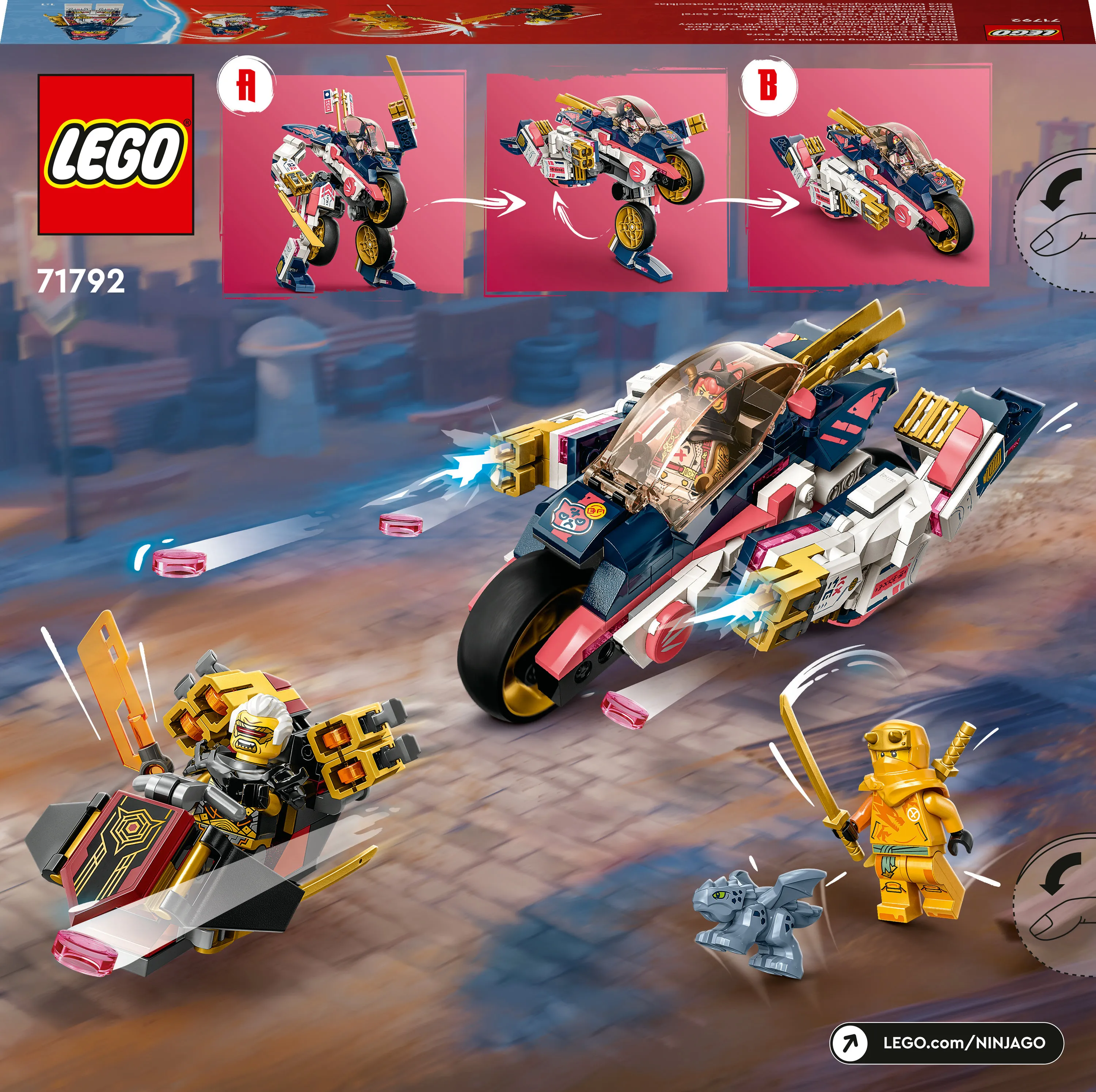 Lego Ninjago Sora's Mech Bike 71792