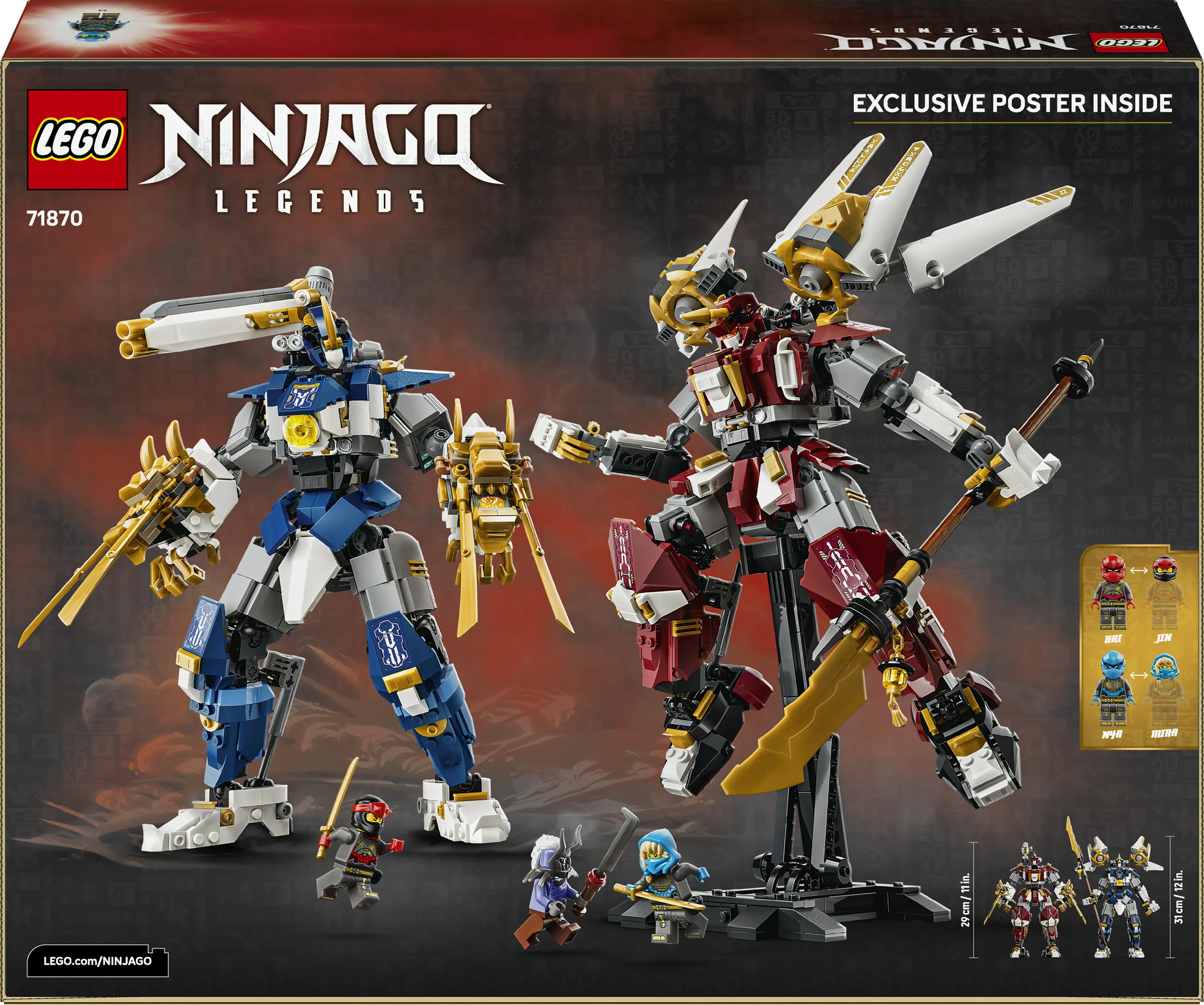 LEGO Ninjago Kaksostitaanirobotit 71870