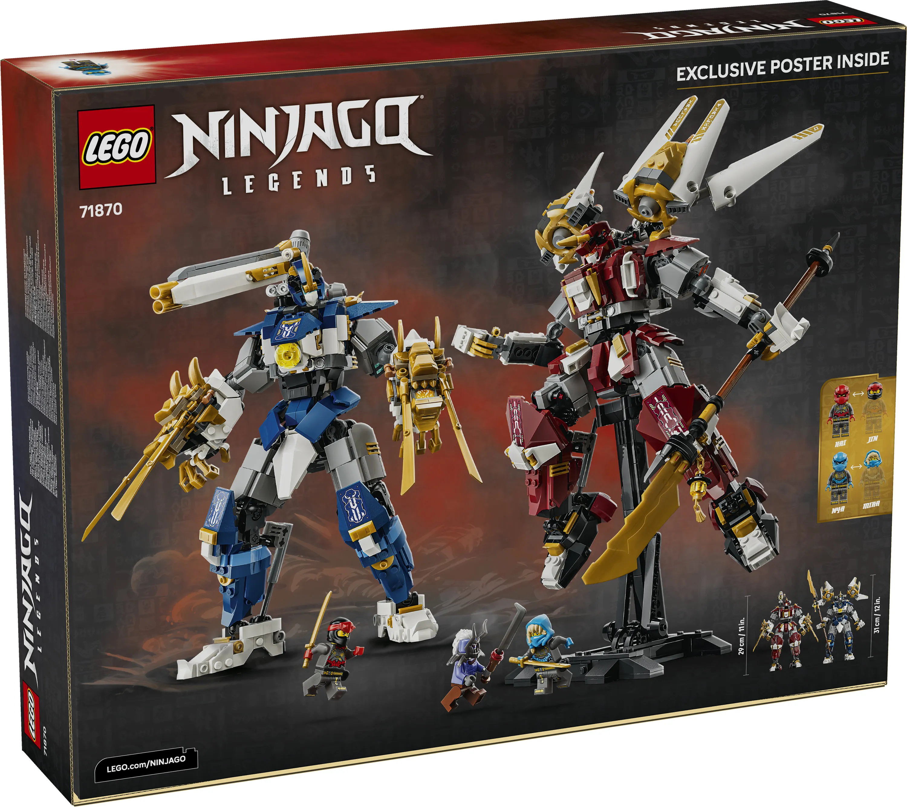 LEGO Ninjago Kaksostitaanirobotit 71870
