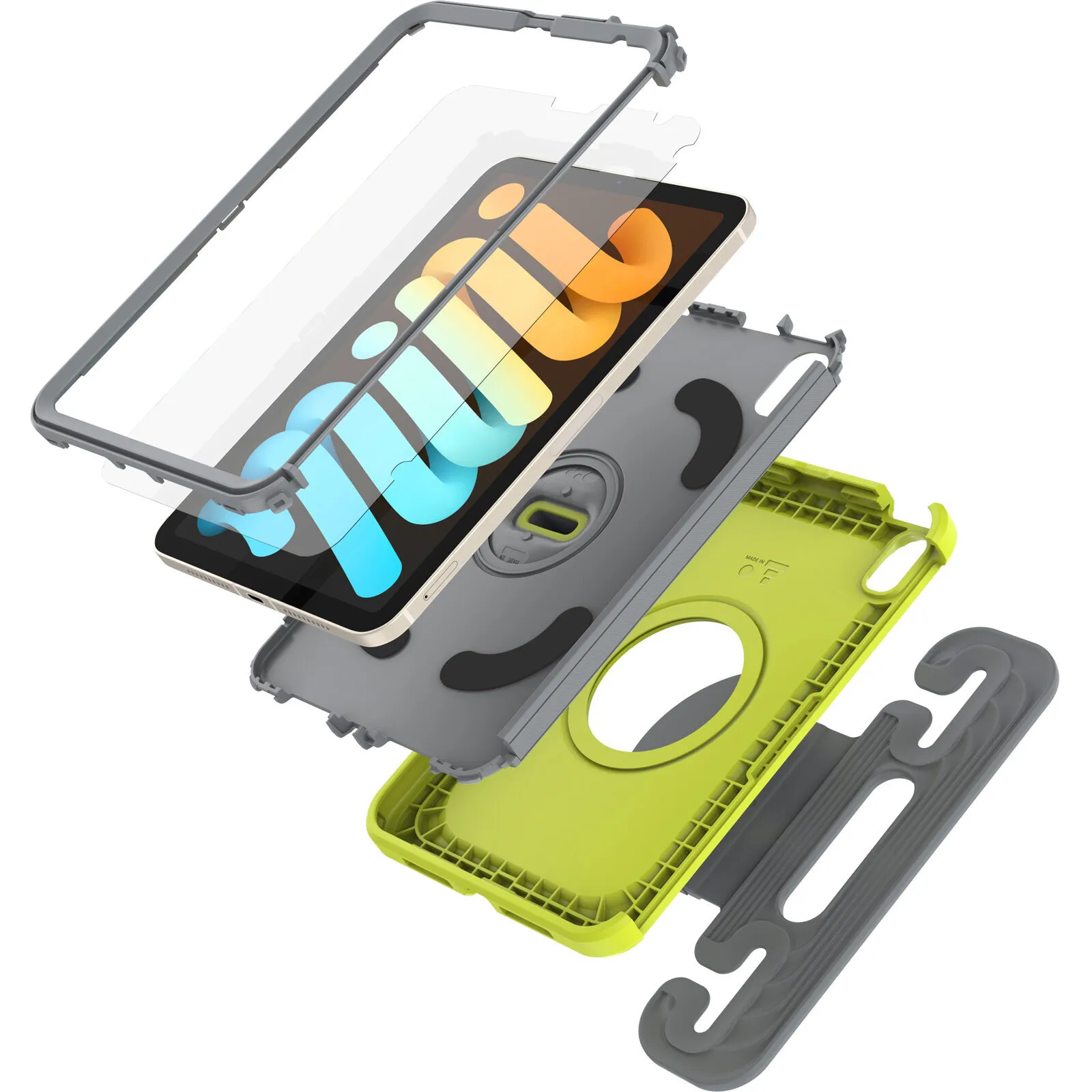 EZGrab Case iPad mini 6th gen green - (ei palautusoikeutta)