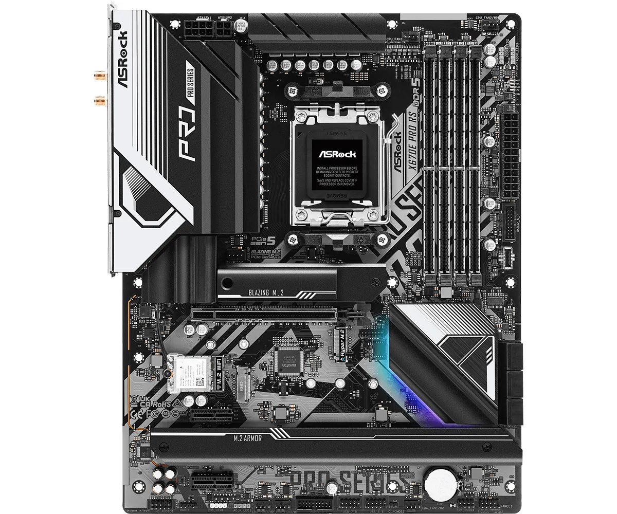 ASRock X670E Pro RS ATX - moderkort