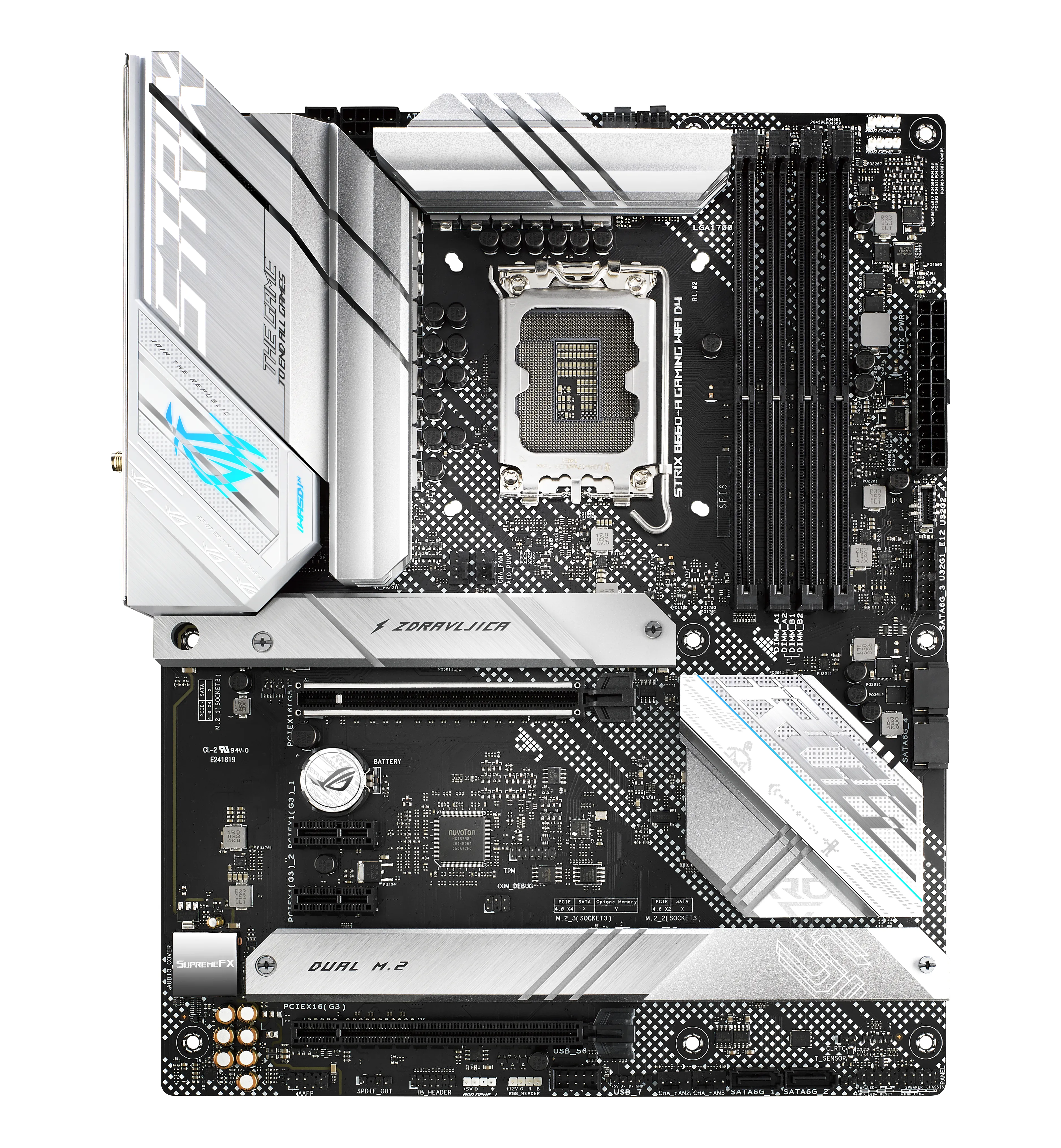 Asus ROG STRIX B660-A GAMING Wi-Fi DDR4 ATX - motherboard