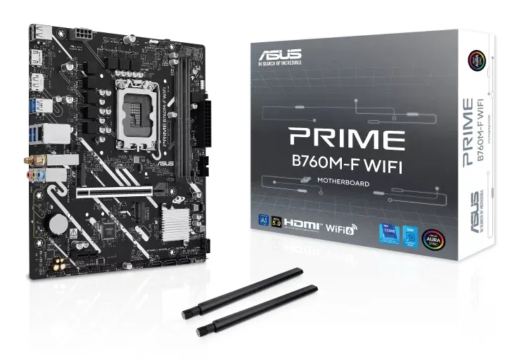 Asus PRIME B760M-F WiFi 6 LGA1700 mATX Motherboard
