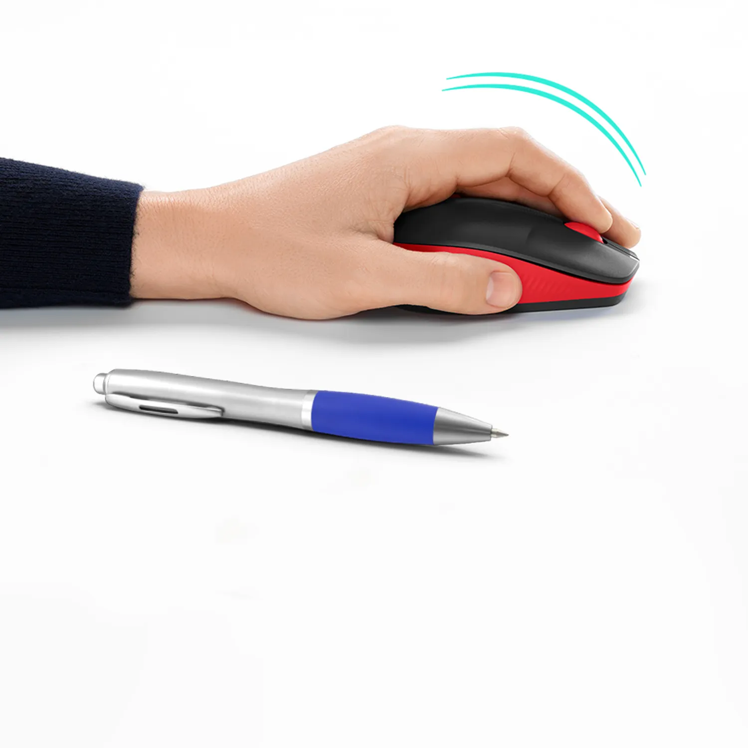 Logitech M190 - wireless mouse, Red