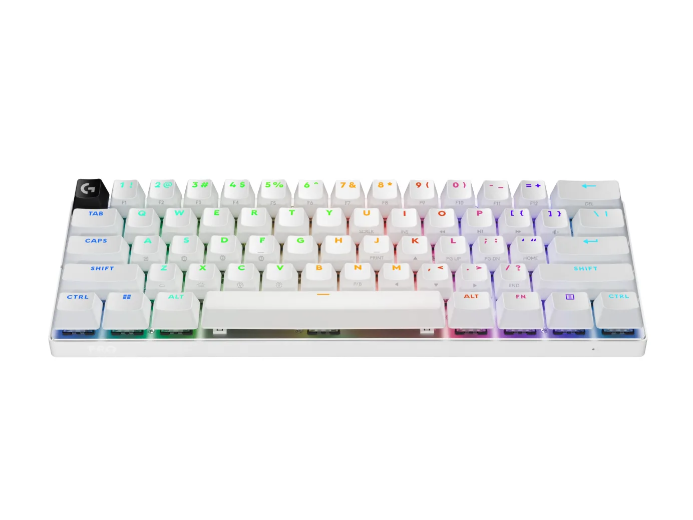 Logitech Pro X 60 LIGHTSPEED Tactile -langaton pelinäppäimistö, valkoinen