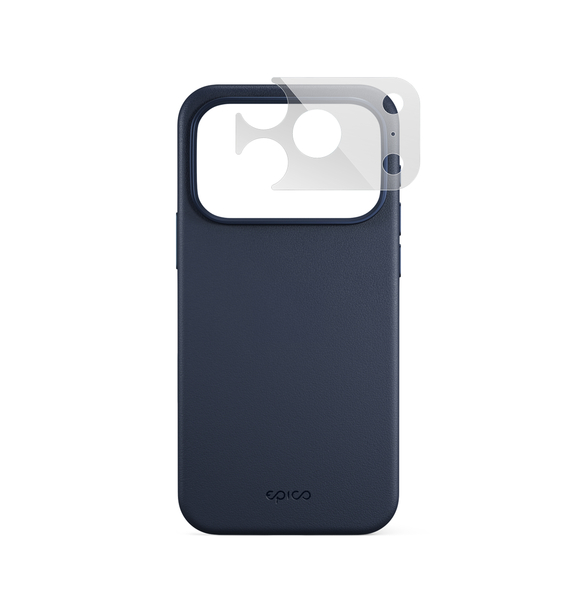 Epico Leather Pro Mag+ Case | iPhone 17 Pro/18 Pro | Blue | Qi2  &amp;  MagSafe Compatible | Camera Island Protector
