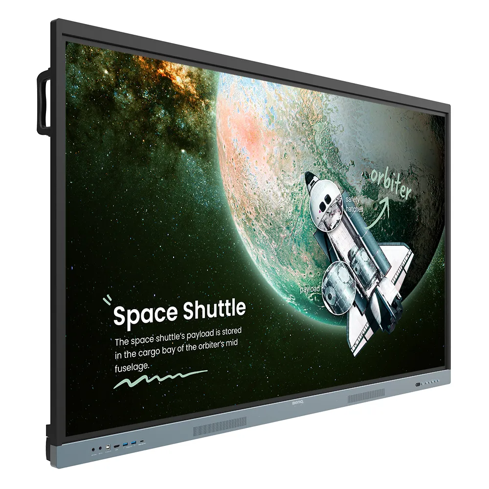 EDLA BENQ BOARD ESSENTIAL RE6504 65 4K, IR 40 TOUCH, 450 NITS, ANDROID 13, 64GB, 18/7, EZW6, ISHARE2, AMS, DMS, USB-C, WALL MOUNT