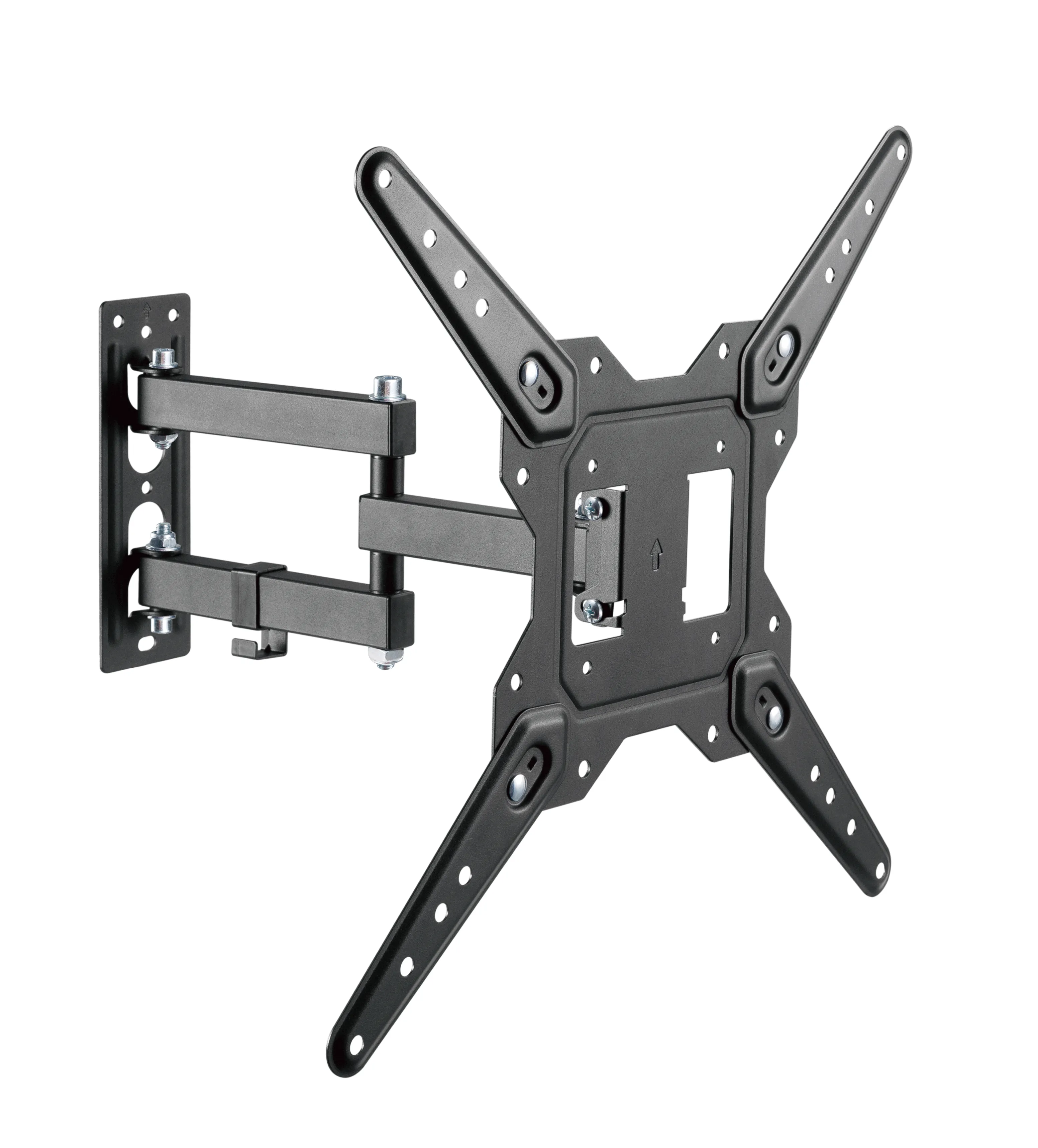 DELTACO OFFICE ARM-0255-B Full-Motion Wall Mount for 23&ndash;55-inch Displays, 30 kg, Black